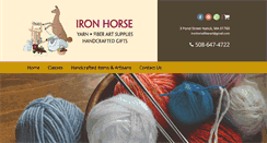Desktop Screenshot of ironhorsefiberart.com